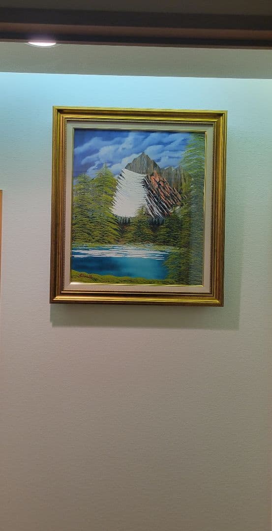 絵画 Lone Mountain