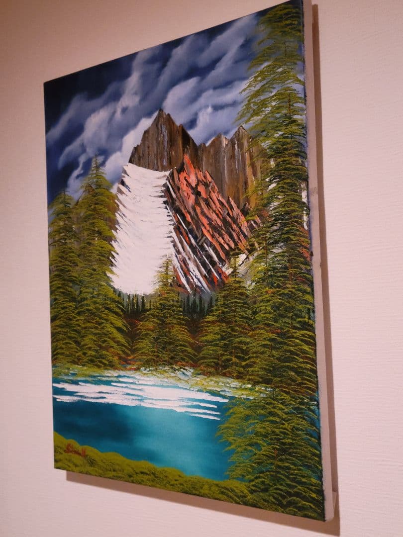 絵画 Lone Mountain