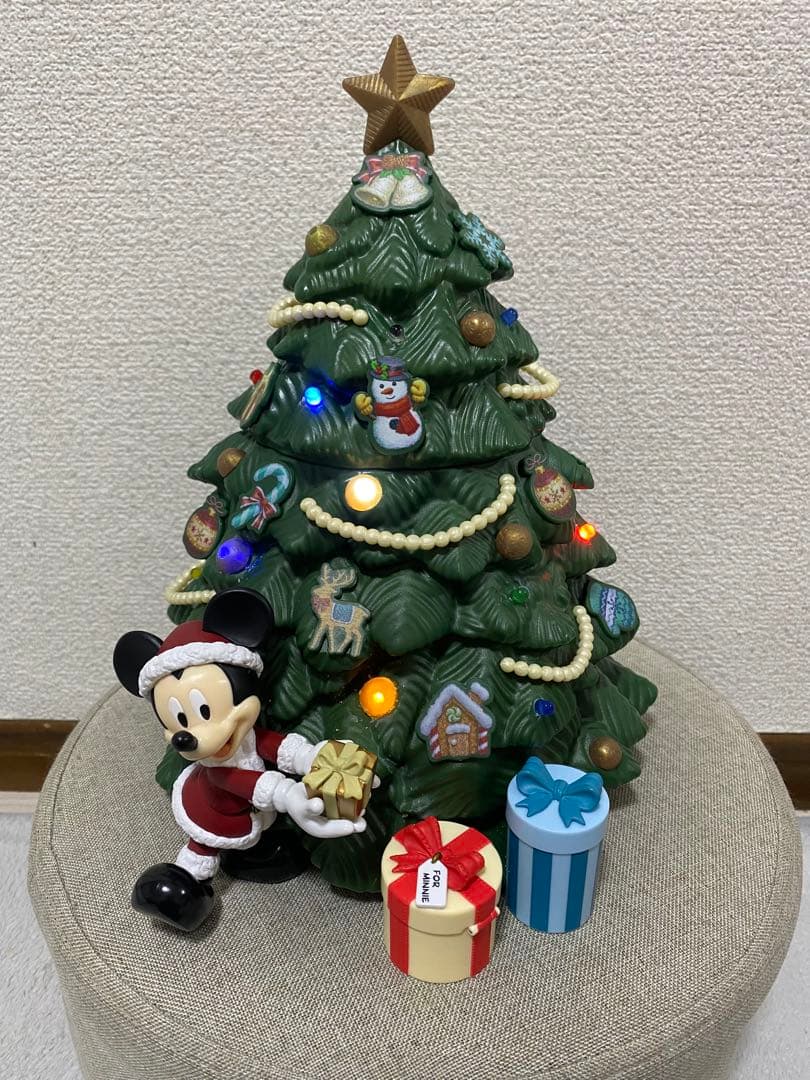 【説明欄必読】ディズニークリスマス　ポップコーンバケットLED化