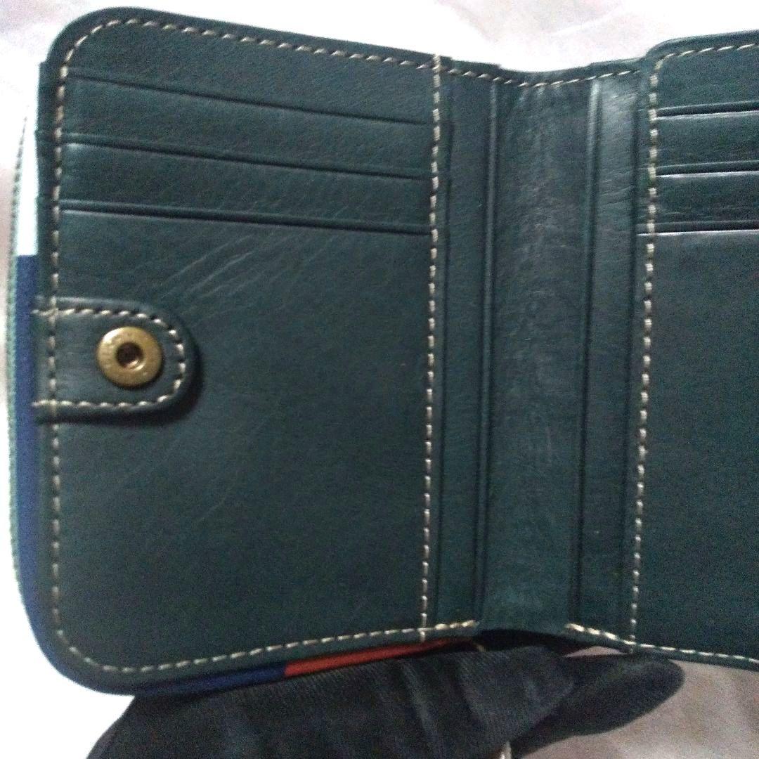 ♥Dakota 未使用品 二つ折り財布 ブロッコ ネイビー ユニセックス仕様♥