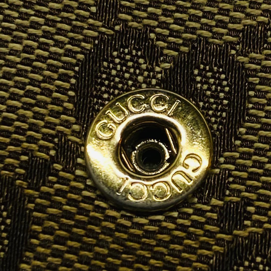 【希少】GUCCI GGキャンバス　グッチョリ　チワワ　Wホック　長財布