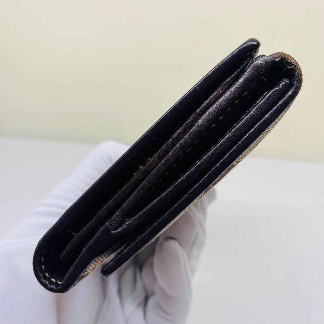 【希少】GUCCI GGキャンバス　グッチョリ　チワワ　Wホック　長財布