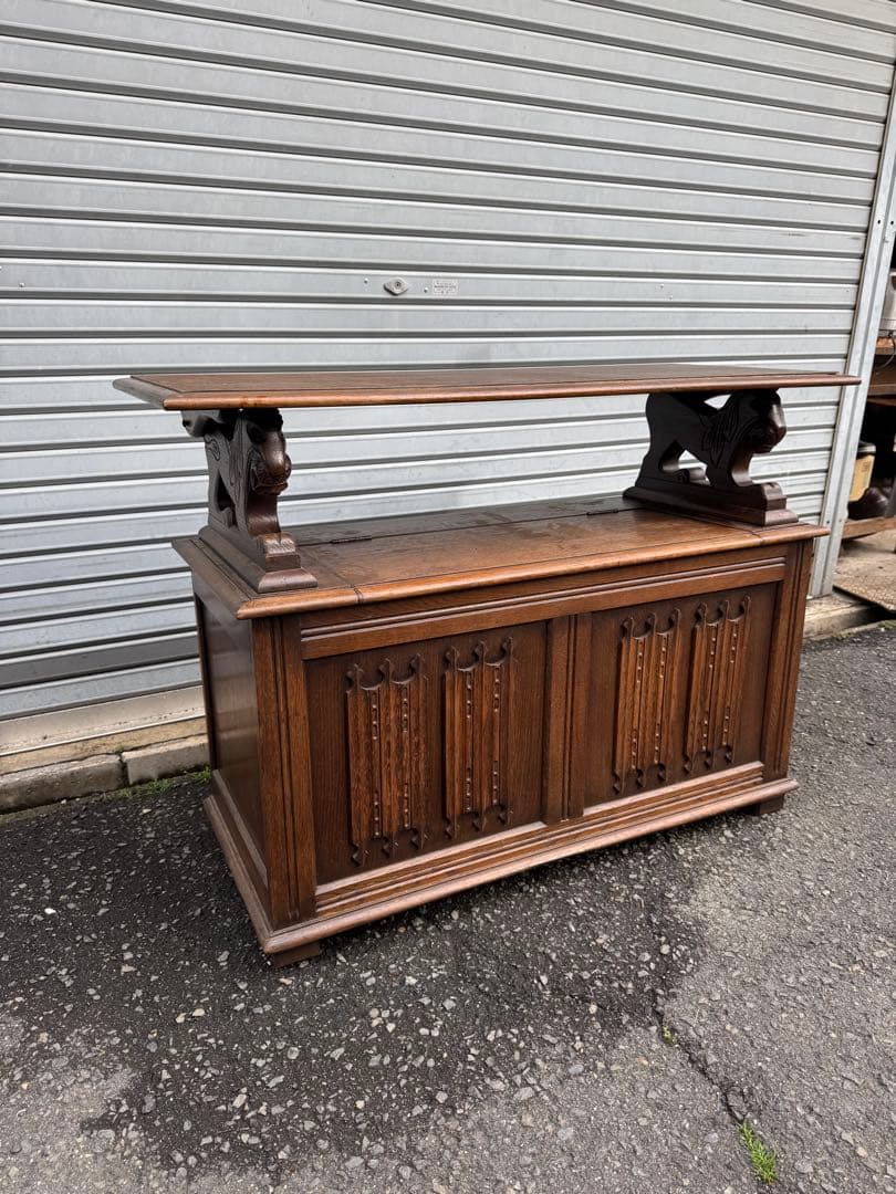 UKビンテージ Vintage モンクスベンチ