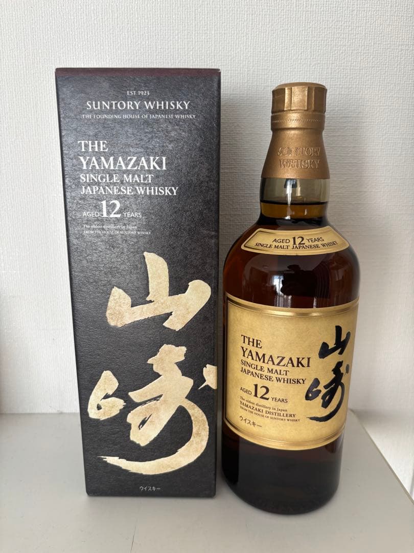 山崎12年 シングルモルトウイスキー 1本価格