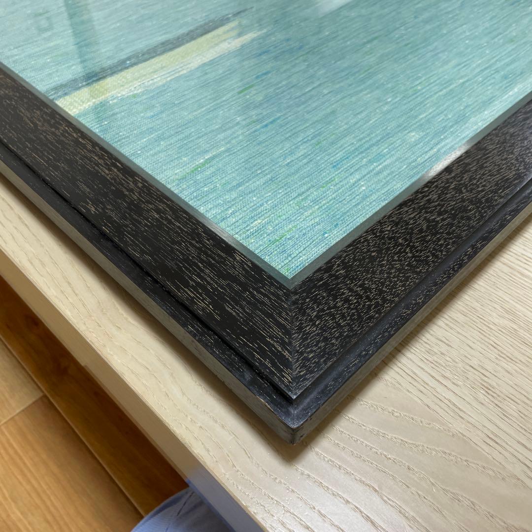 ユーカラ織 北海道手織つむぎ 優佳良織工芸館 優佳良織 木製フレーム付き