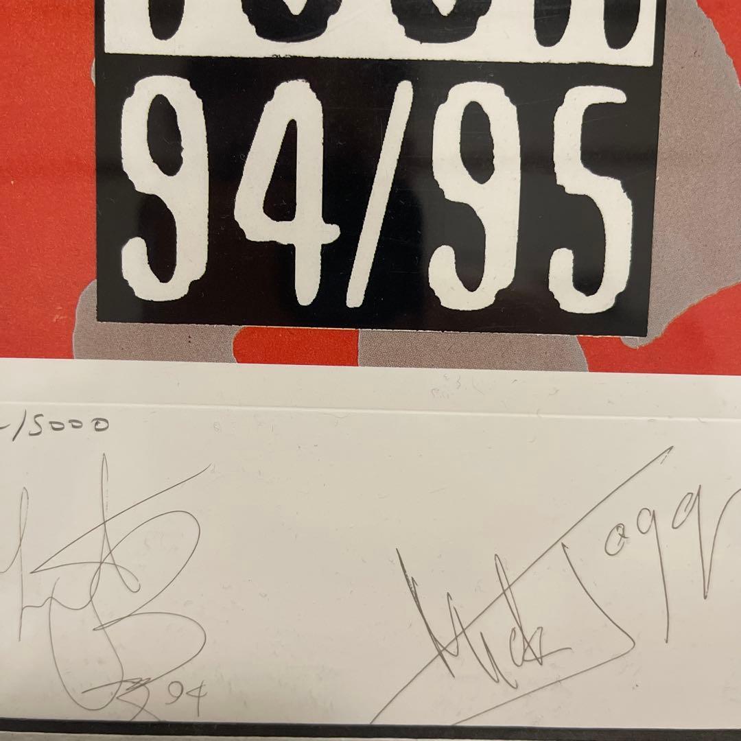 証明書No.入り限定5000枚ローリングストーンズ　94-95ツアーリトグラフ