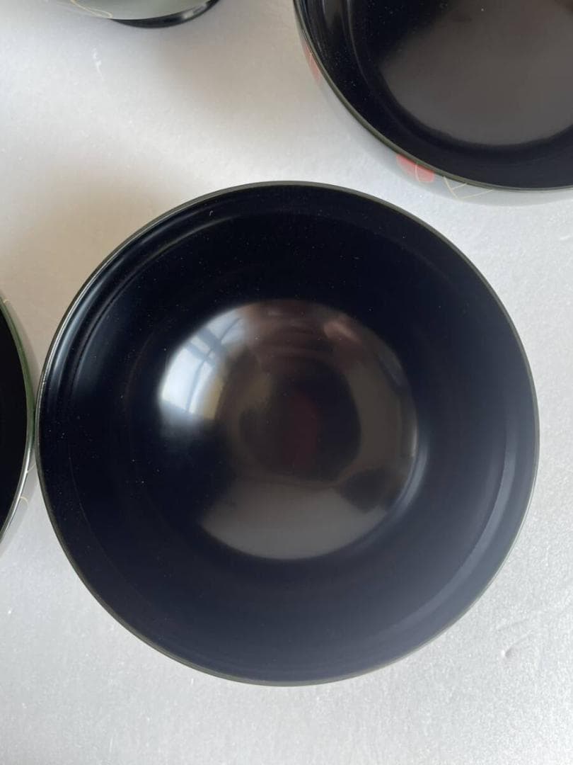 ①輪島塗 吸物椀 五客 木箱付 漆器 50 お椀