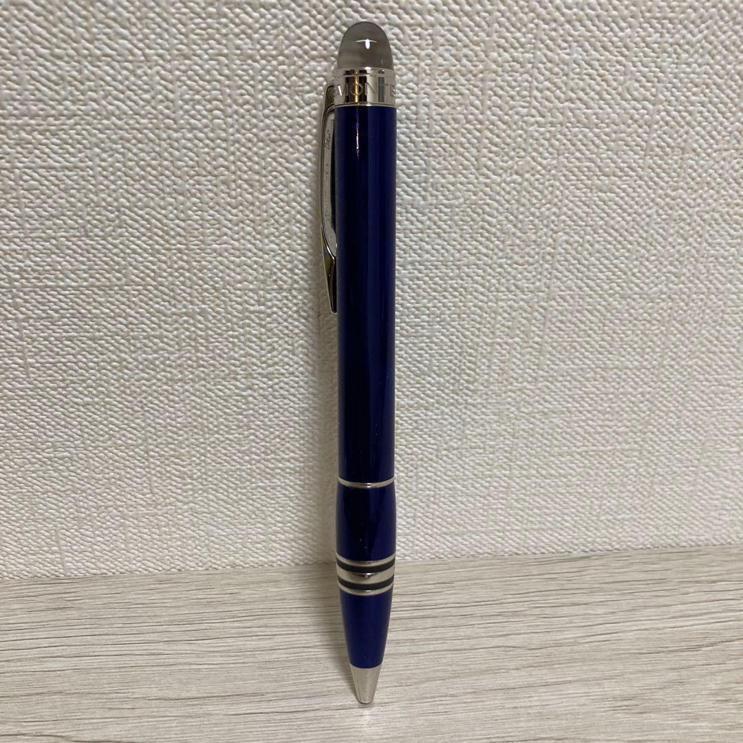 値下【希少】モンブラン スターウォーカー　ボールペン クールブルー　ツイスト式