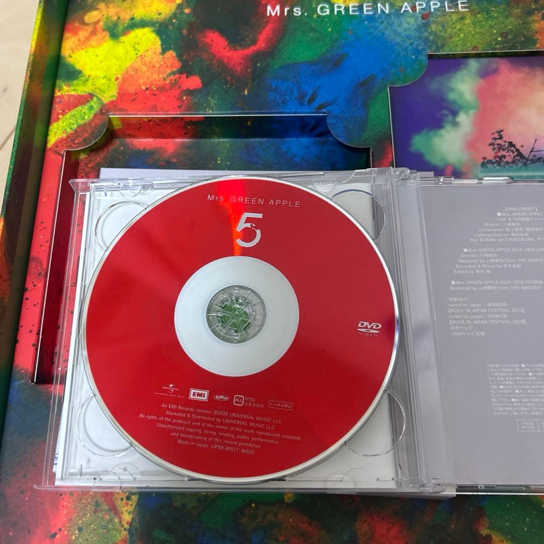 ミセスグリーンアップル アルバム「5 COMPLETE BOX」(完全生産限定)