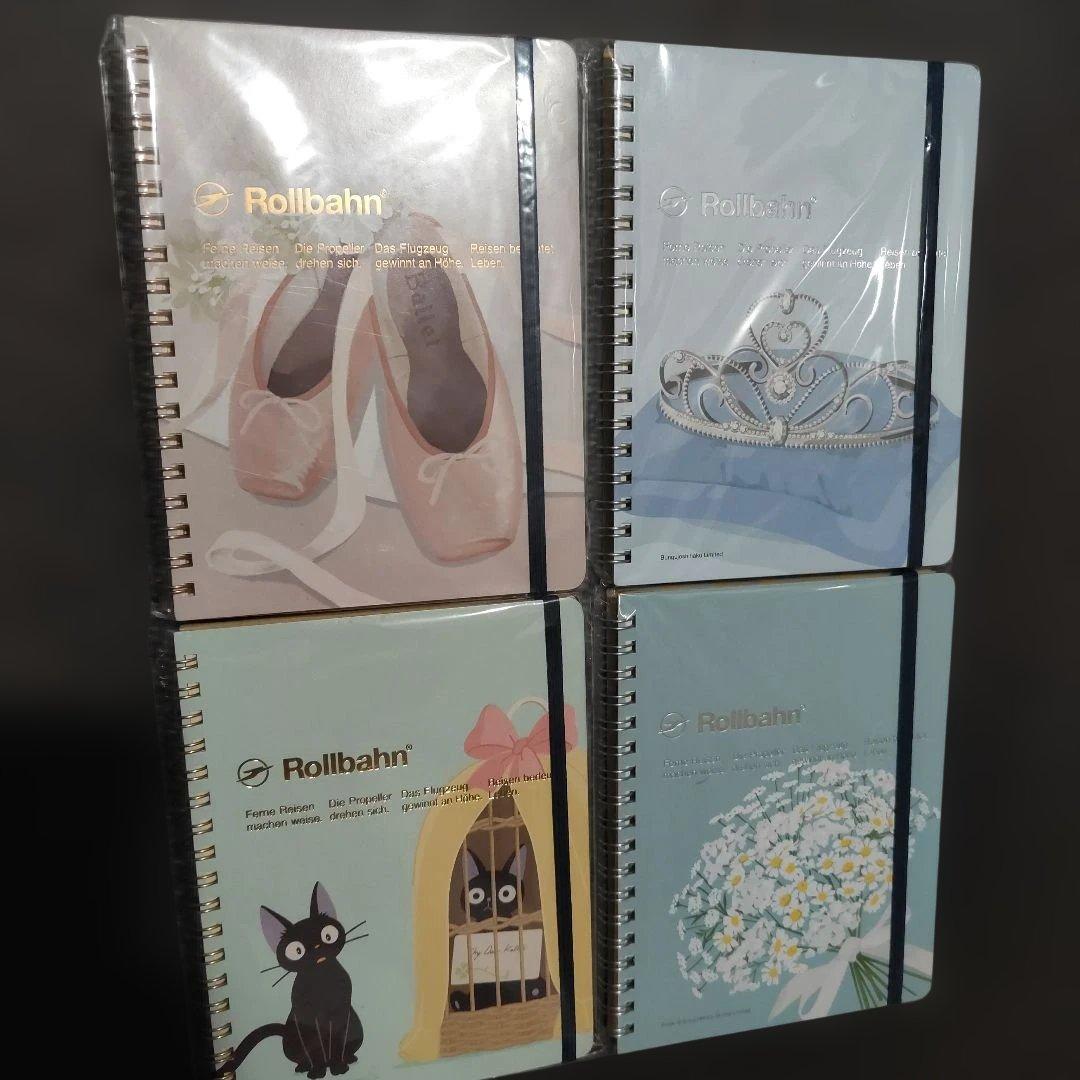 Rollbahn ノート 4冊セット　新品未使用　バレエ　バレリーナ　ティアラ