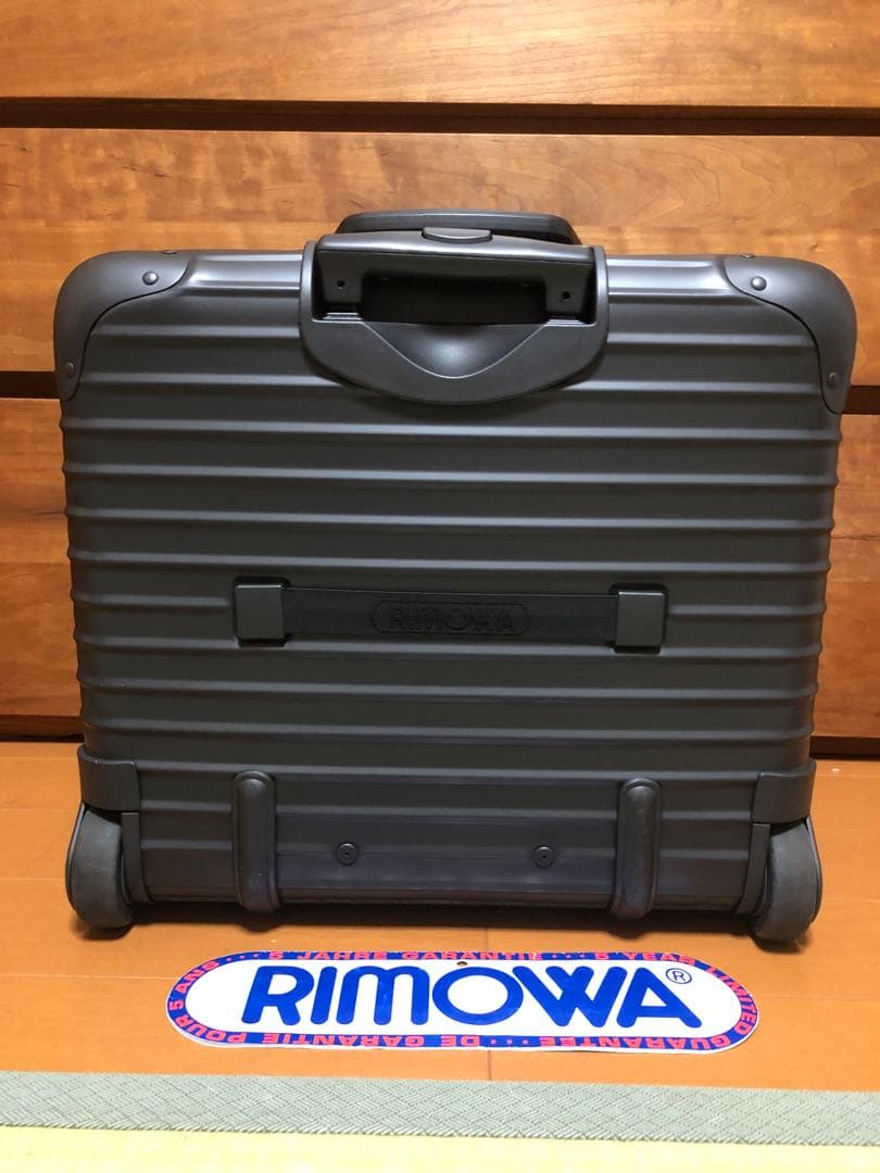 ☆美品☆RIMOWA リモワ　ステルス　ビジネストロリー2輪　　23L-28L