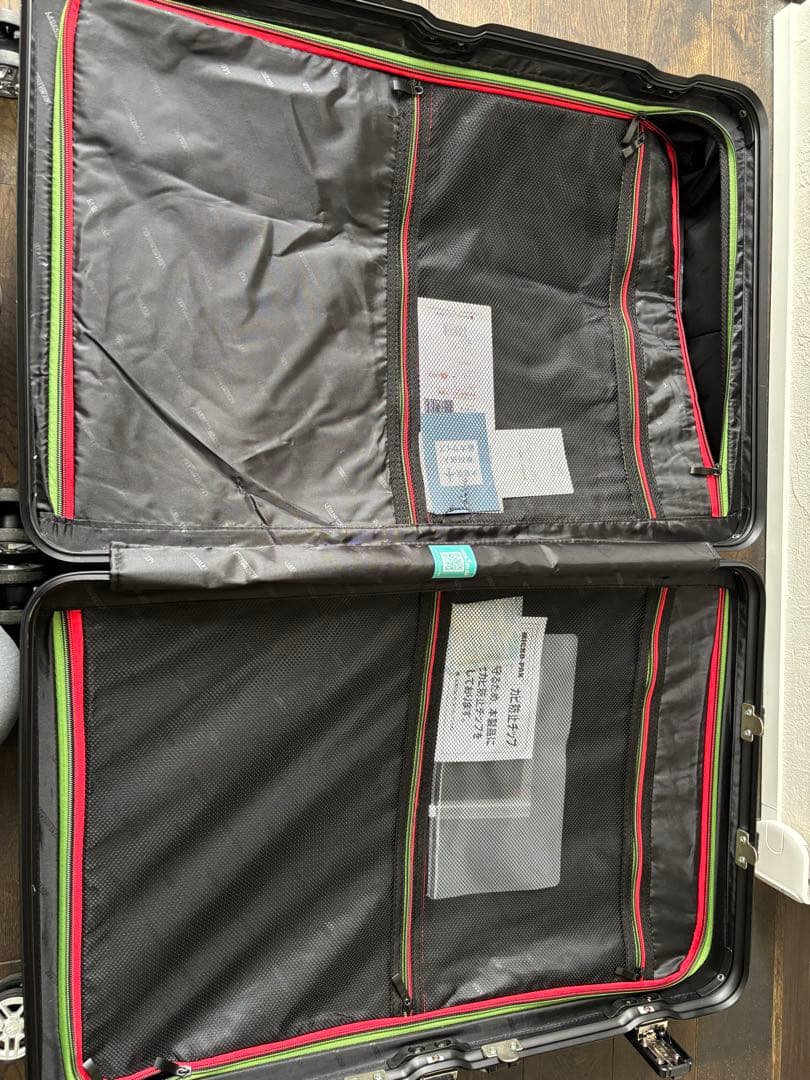 美品LEGEND WALKER クッション付キャスター フレームLサイズ81L黒