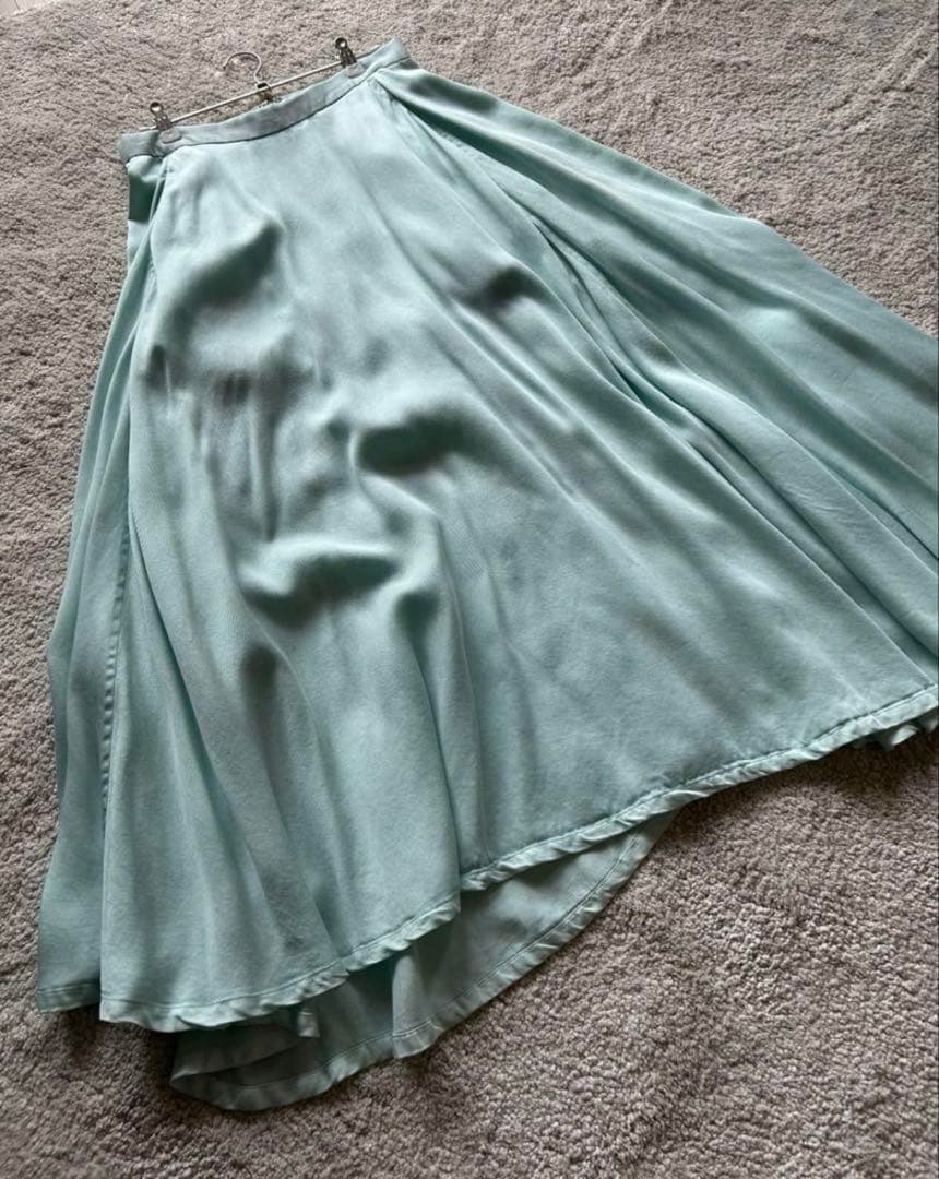 MADISONBLUE ミントグリーン フレアスカートサイズ02
