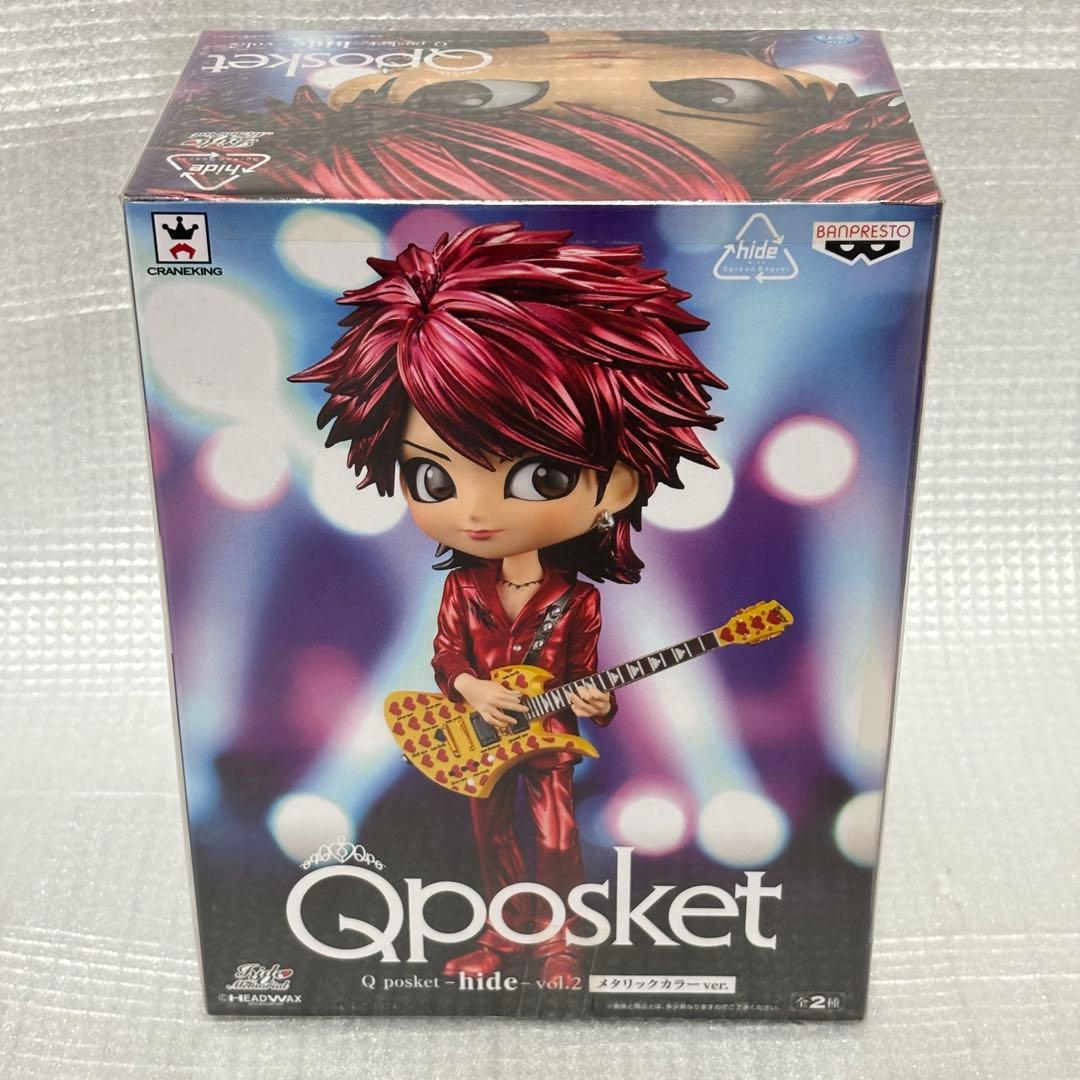 新品4個セット hide Qposket vol.2 6 7 メタリックノーマル