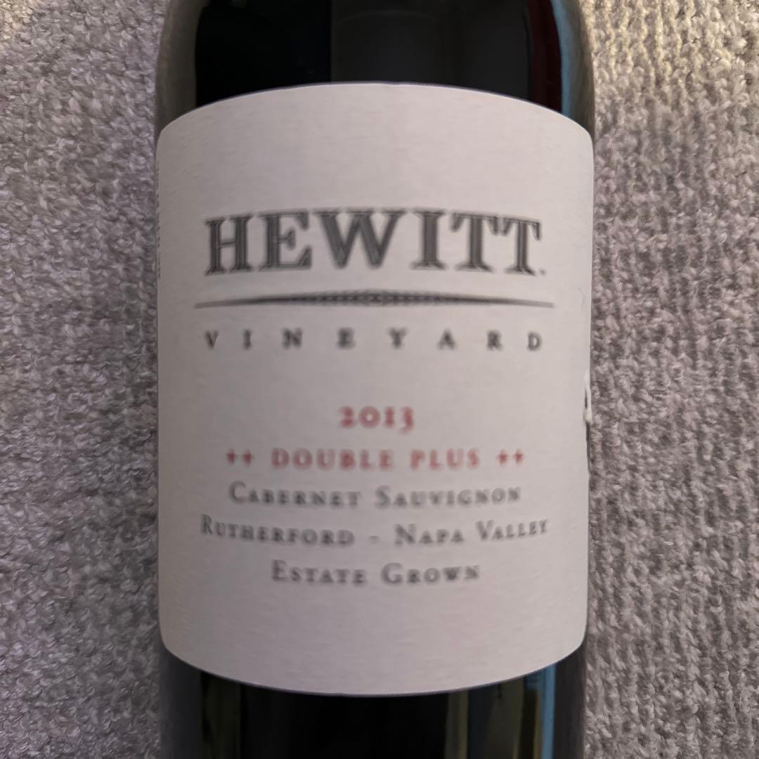 Hewitt ナパバレー 2013 ダブルプラス カベルネ ワイン