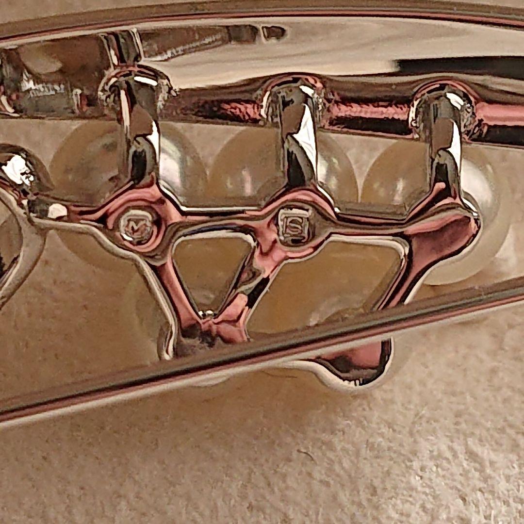 MIKIMOTO シルバー パール ブローチ