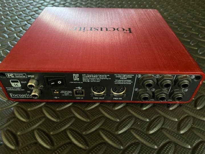【中古】FOCUSRITE Scarlett 6i6 オーディオインターフェイス