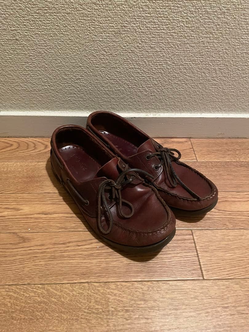Paraboot / BARTH UK7.5 ブラウン デッキシューズ