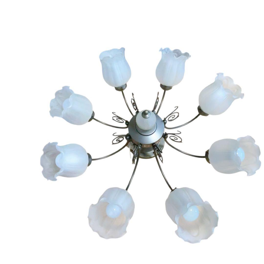 【リモコン・全灯LED電球付】キシマGEM-6700C 直付タイプ シャンデリア