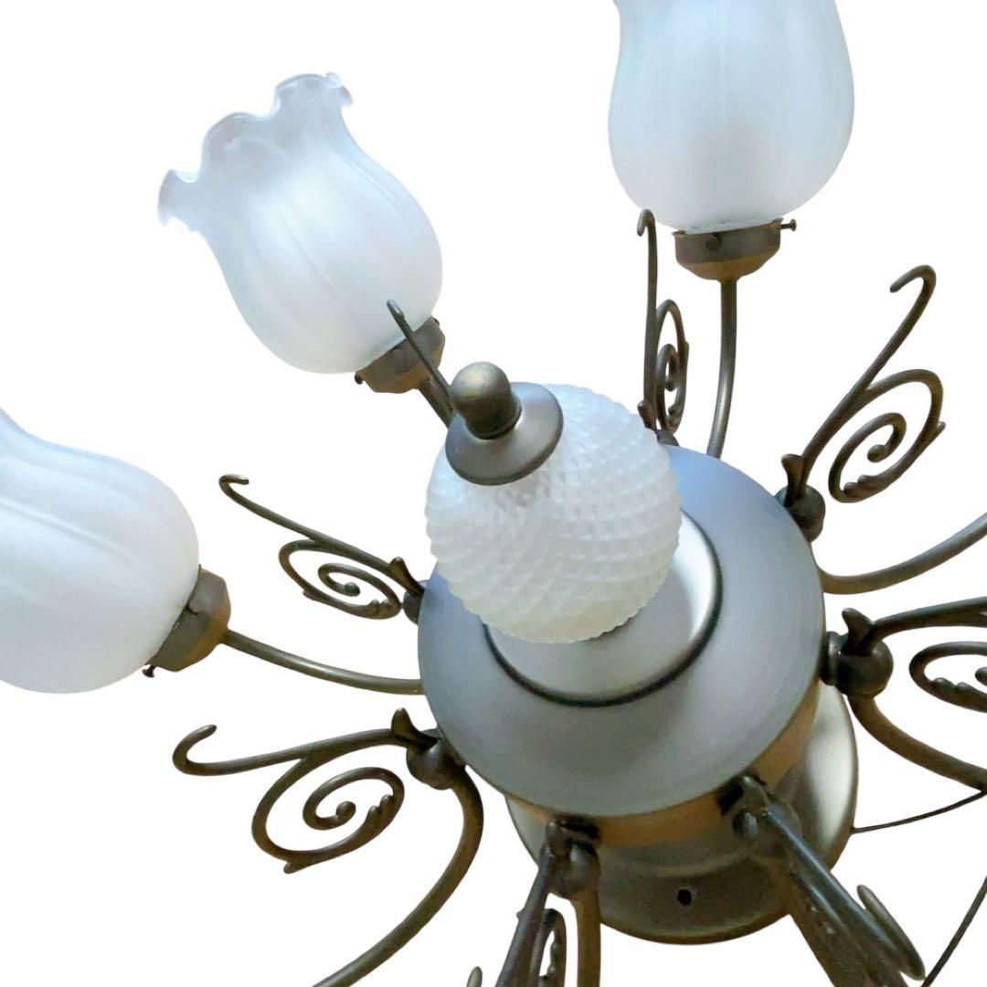 【リモコン・全灯LED電球付】キシマGEM-6700C 直付タイプ シャンデリア