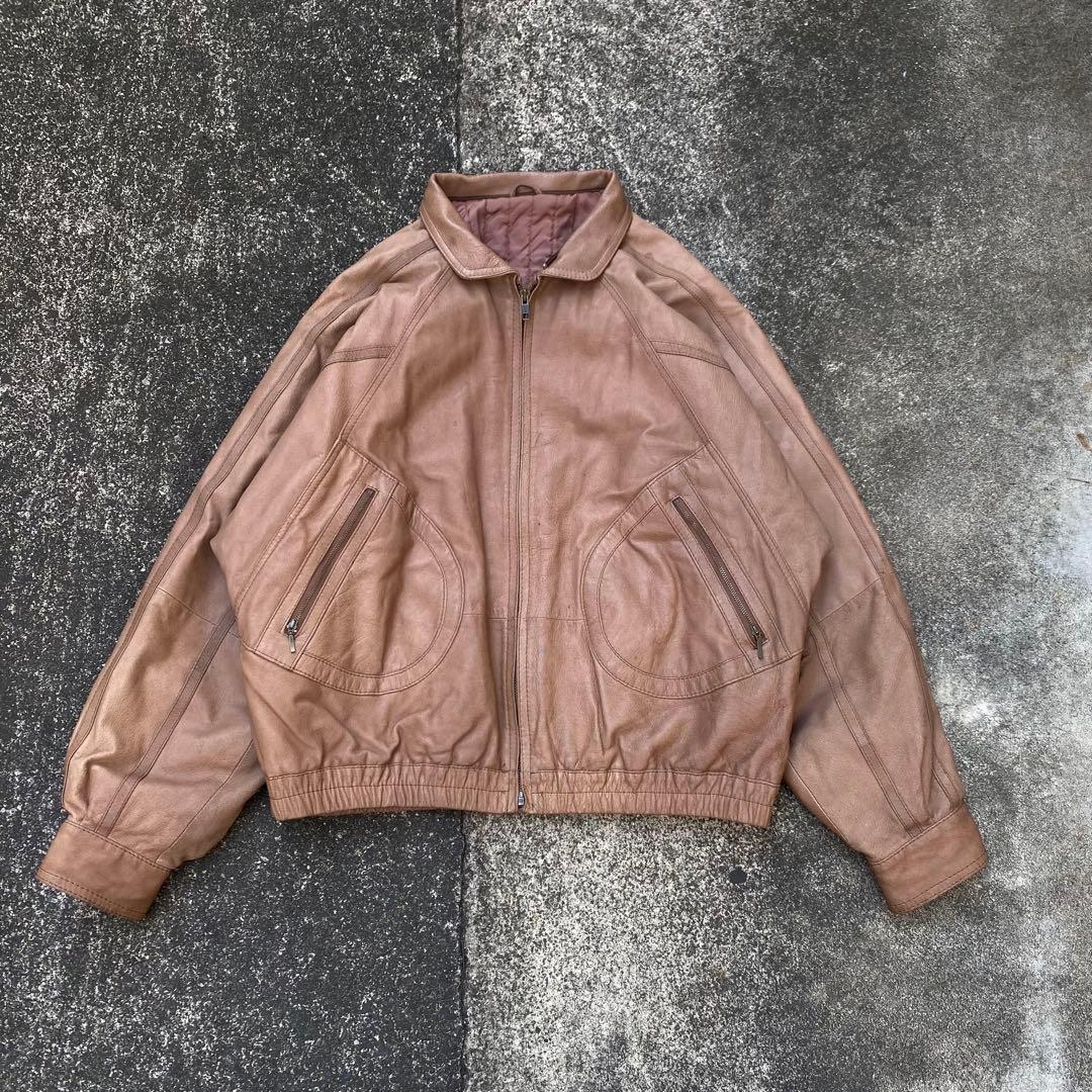 ジャケット・アウター 90s archive Peccary leather A-2 jacket