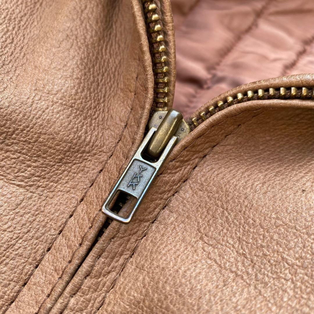 ジャケット・アウター 90s archive Peccary leather A-2 jacket