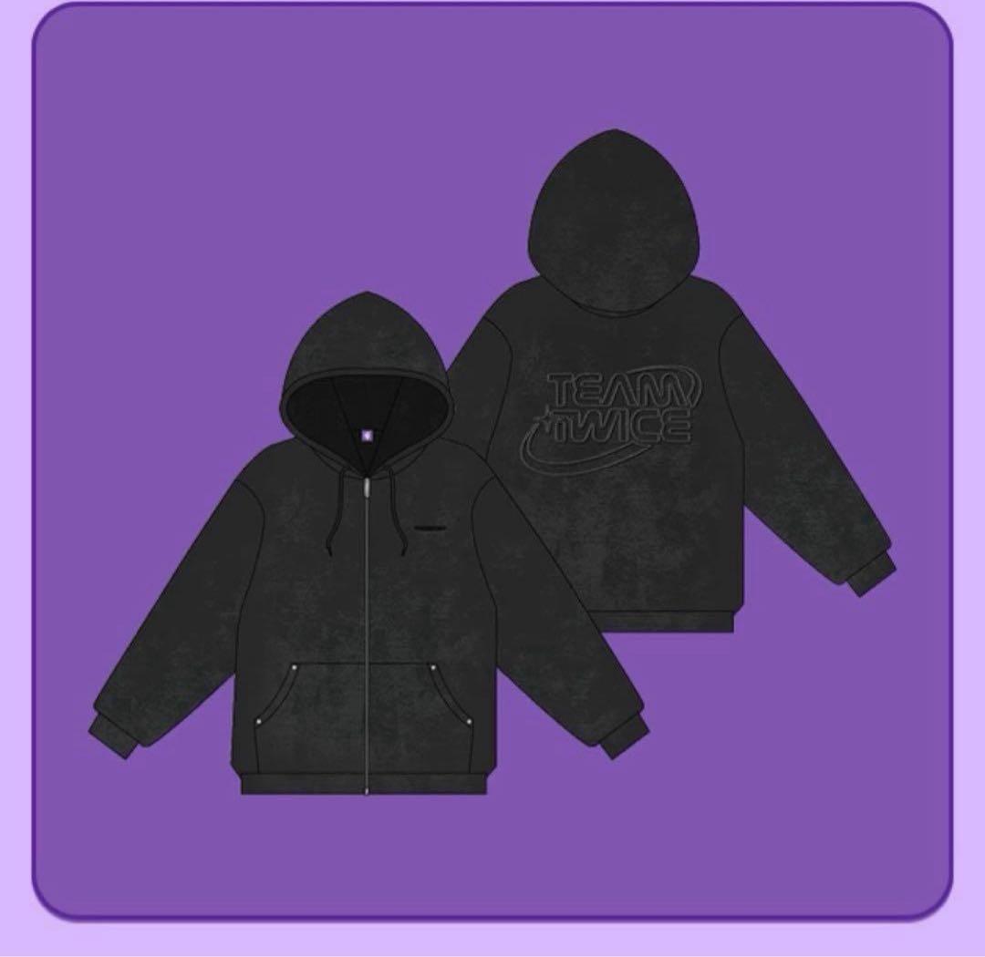 TWICE 10ve universe フードジップパーカー