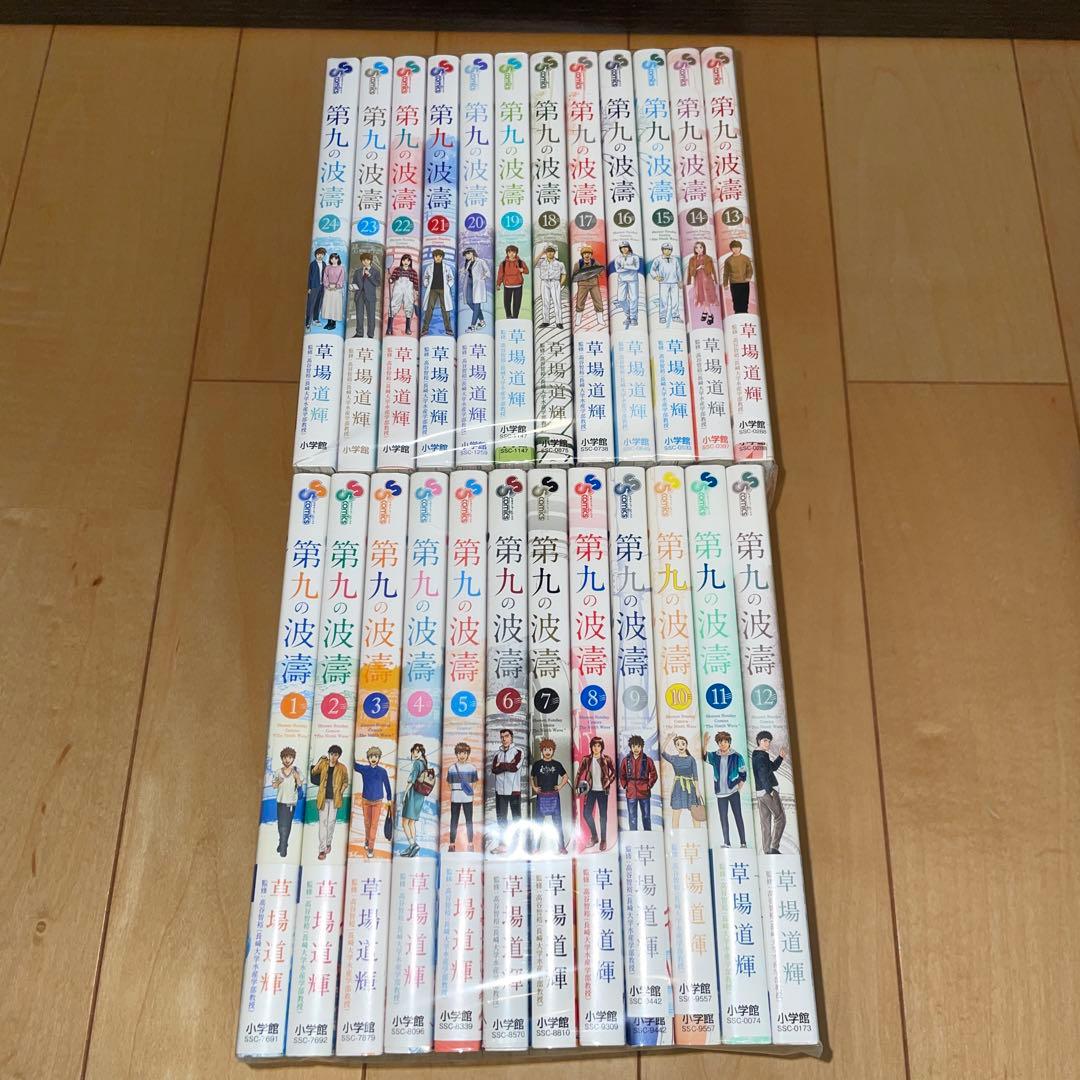 第九の波濤 全巻セット　1から24 草場道輝　サンデー　小学館　美品