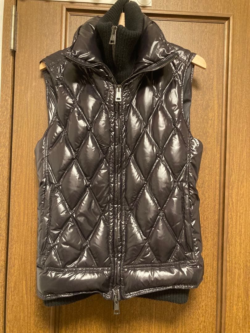 【AKM】ダウンベスト-ナイロンダイヤキルト