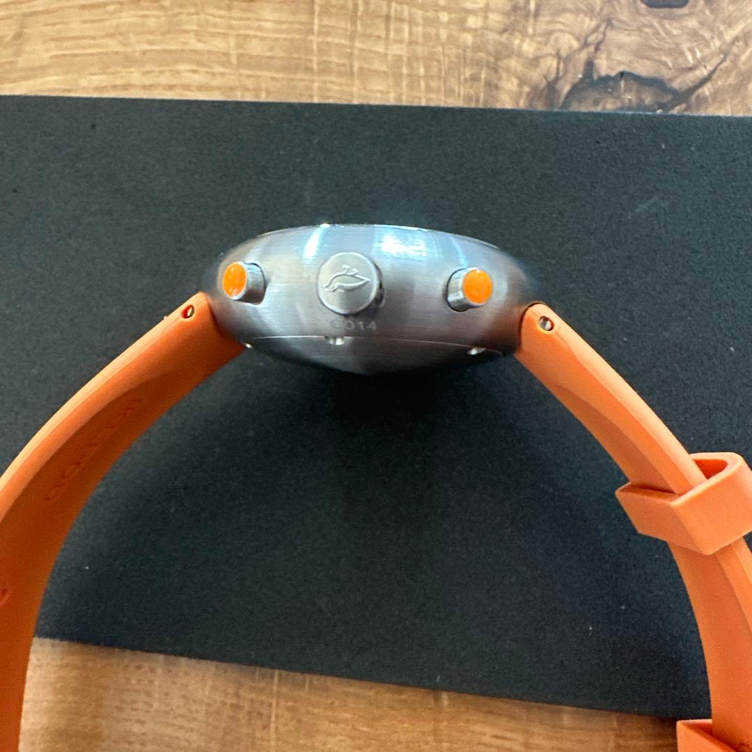 IKEPOD クロノグラフ 時計 オレンジ