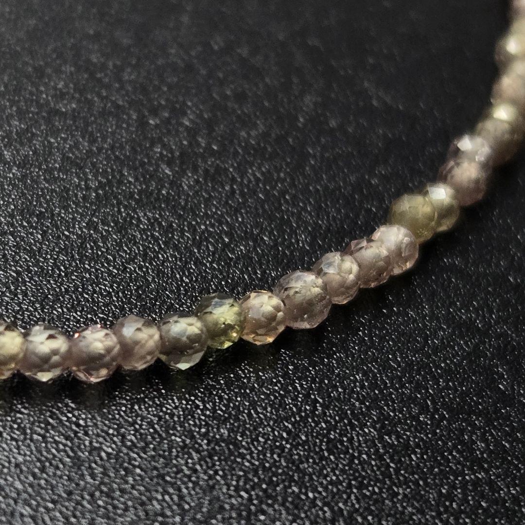 【超希少石/最強品質】カラーチェンジガーネット＊約2mm＊　天然石ブレスレット