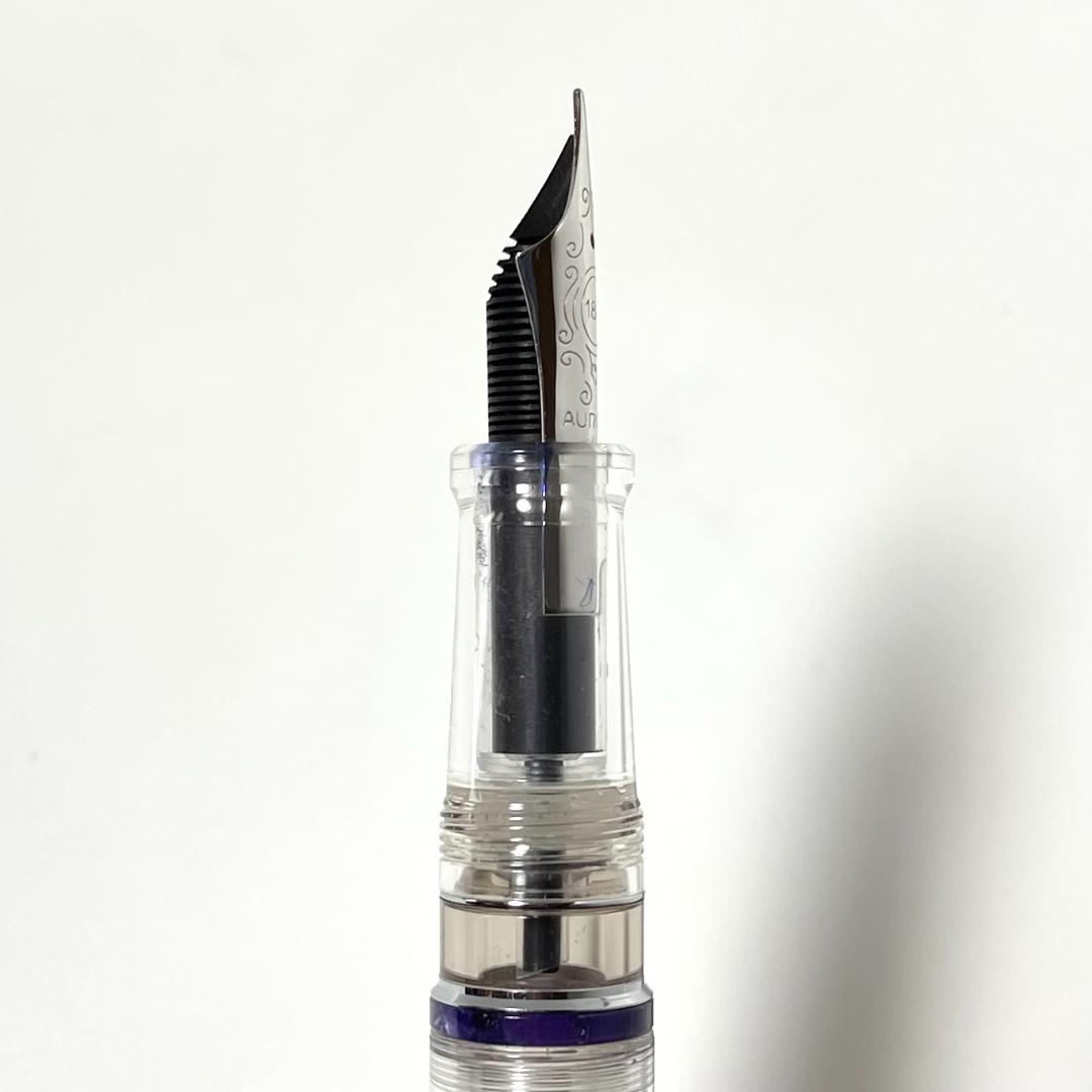 【ほぼ未使用】アウロラ 88 ミネラーレ アメジスト 万年筆 EF（極細）