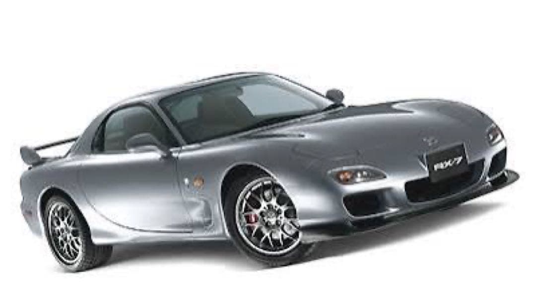 MAZDA RX-7 スピリットR 2002年式　トミーテック白、グレー