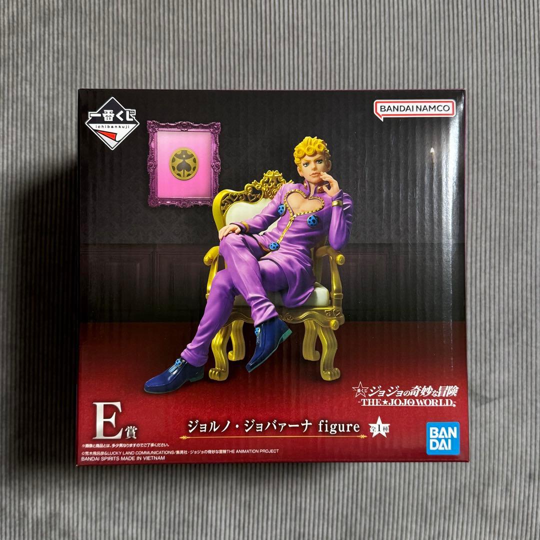 ジョジョの奇妙な冒険 一番くじ E賞 ジョルノ・ジョバァーナ フィギュア