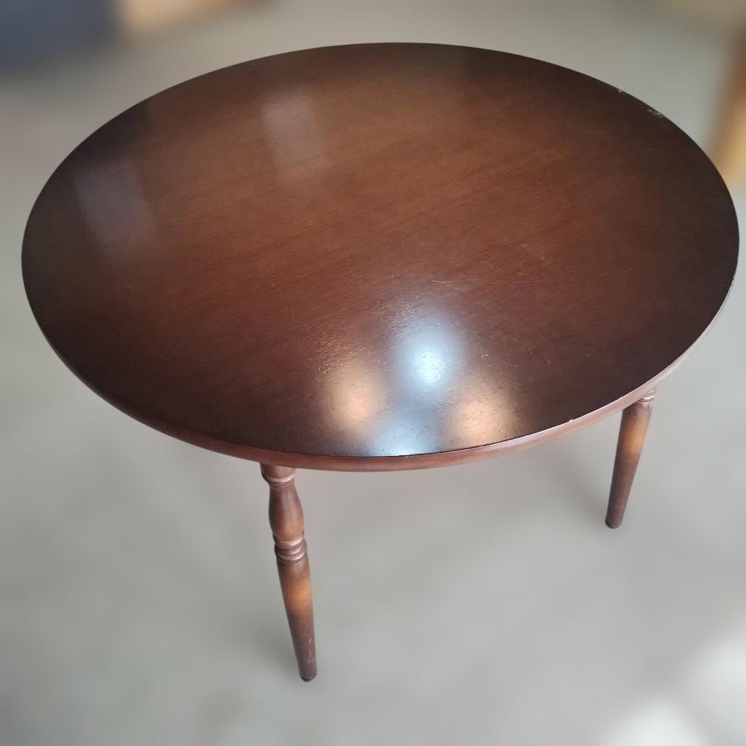 飛騨産業　キツツキマーク　円卓　丸テーブル