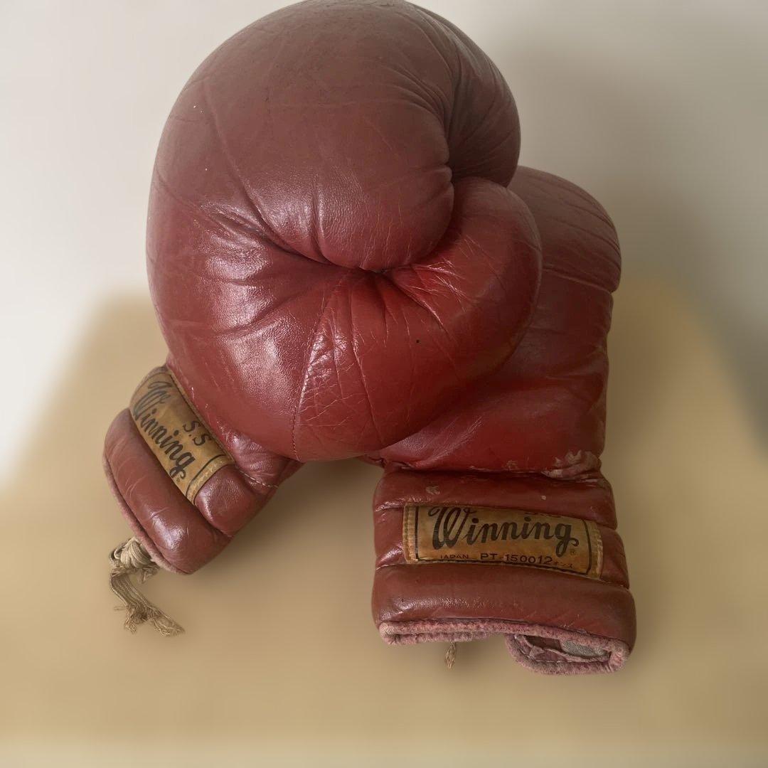 Winning S.S. ボクシンググローブ レッド　旧デザイン12オンス