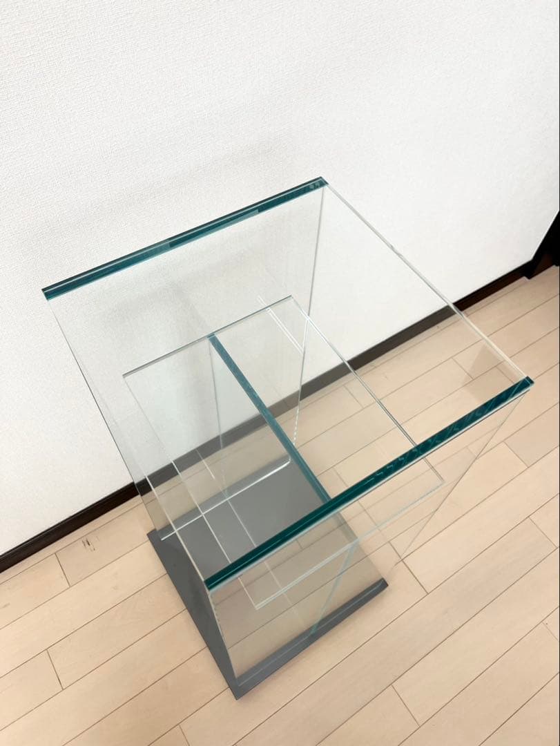 引き取り限定ADAキューブキャビネットクリア+木製ベースW300×D300用 ①