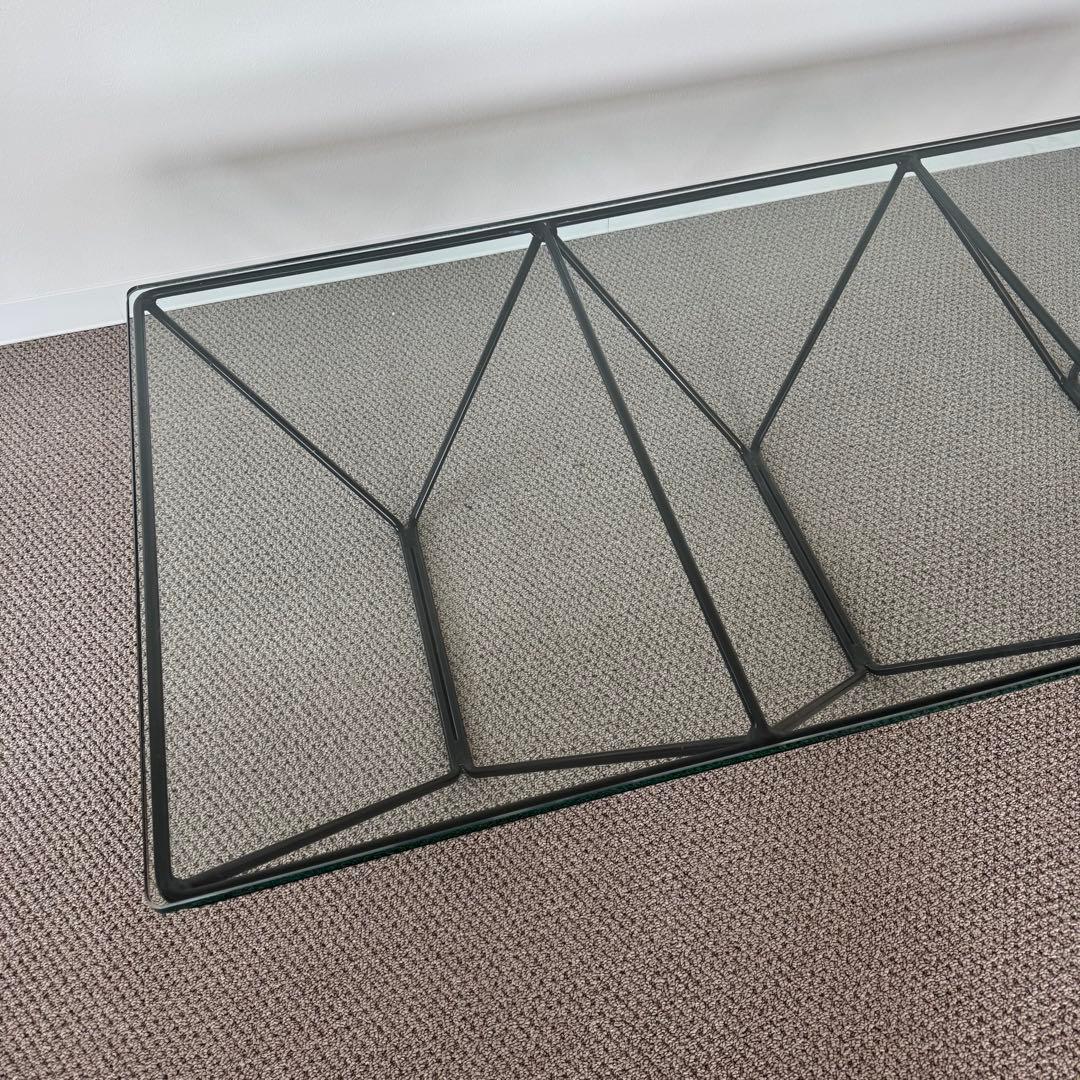 B&B Italia 1980'sヴィンテージ ALANDA ガラステーブル