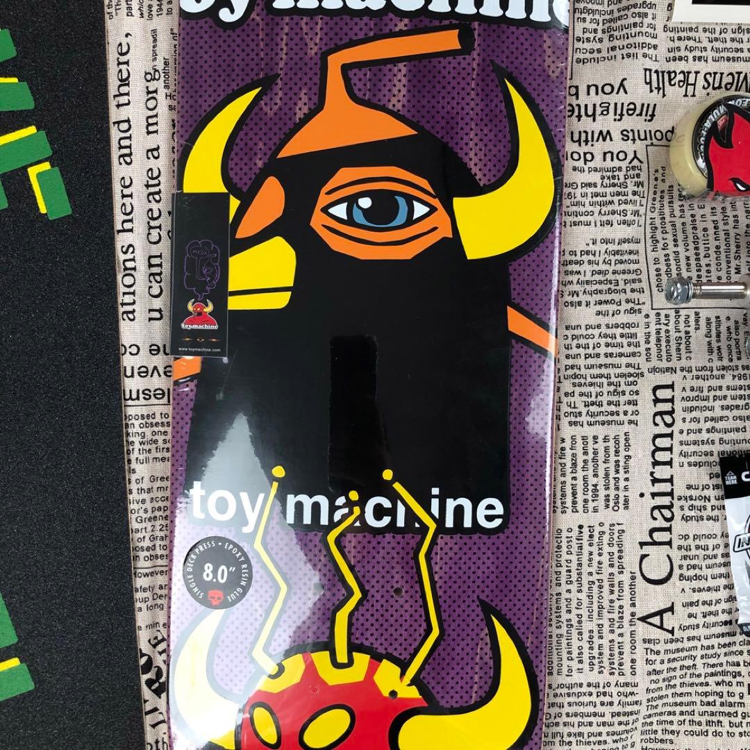 【toy machine】 スケボー デッキデッキ セット 8.0