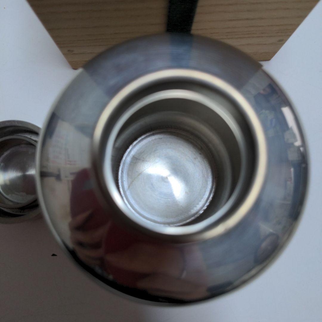 茶壺　錫　茶器　茶道具　共箱　五世蔵六