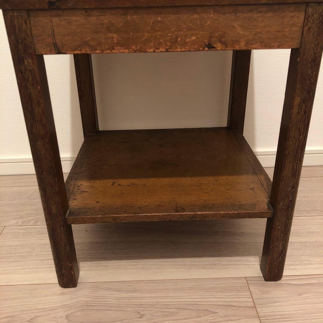 R*C様 ヴィンテージタイルトップ　サイドテーブル　アンティーク古道具