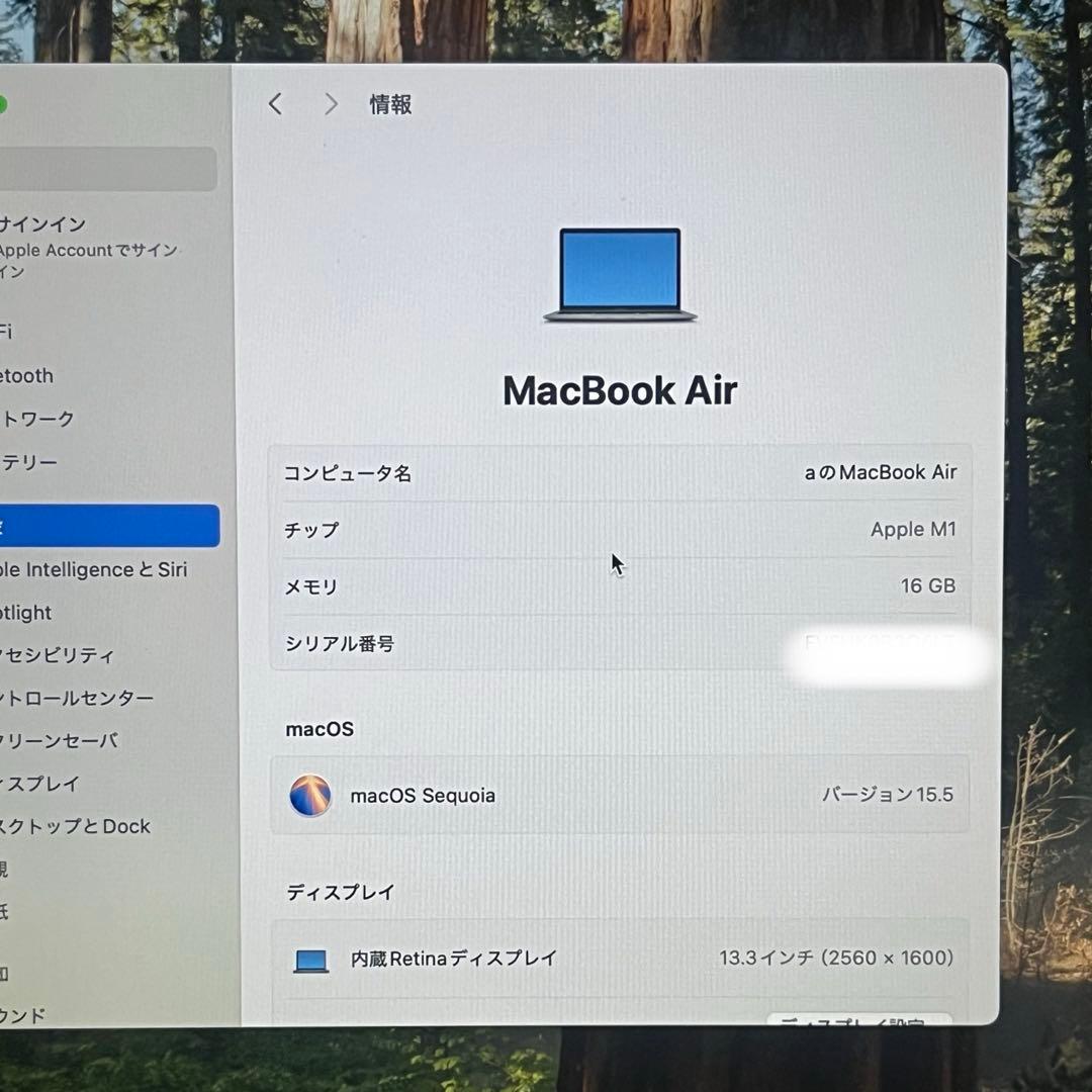 Apple MacBook Air スペースグレー