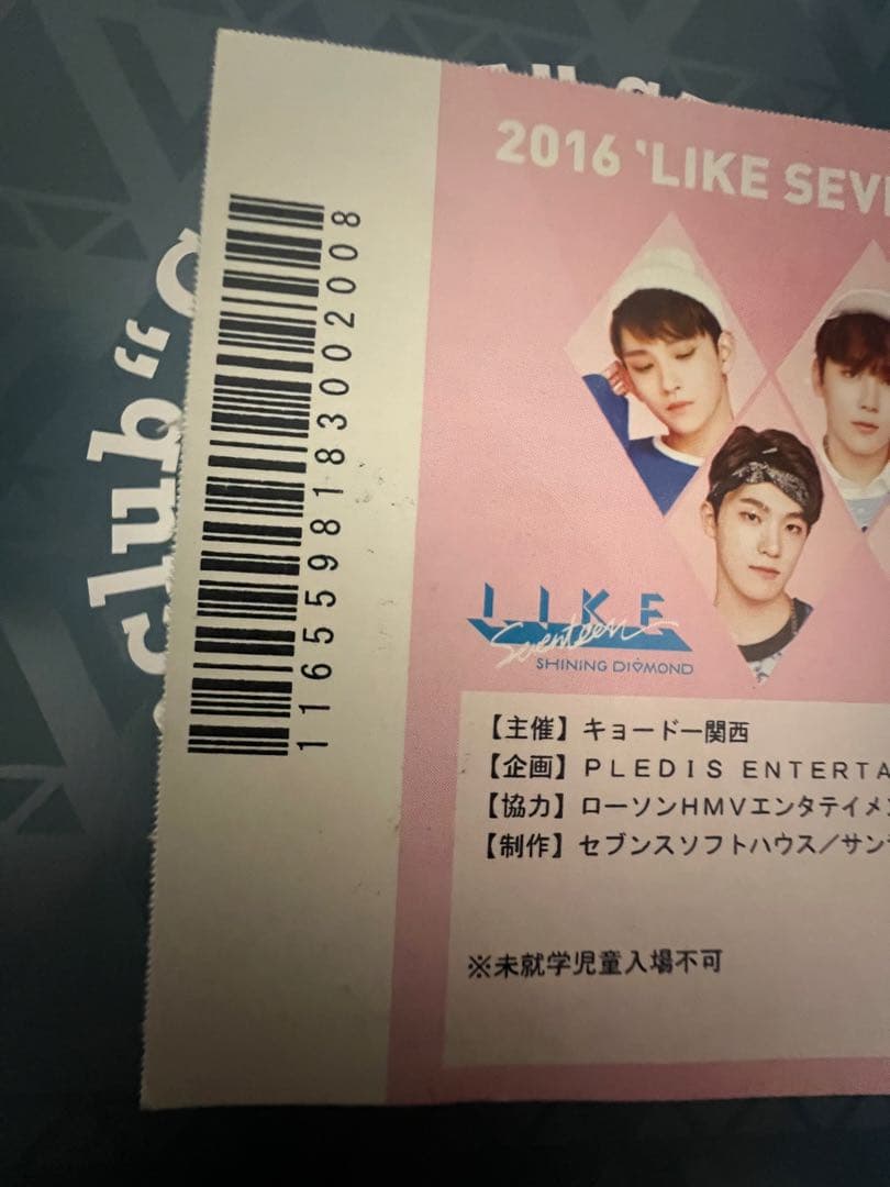 【希望額のご提示お願いします】SEVENTEEN コンサート チケット 半券