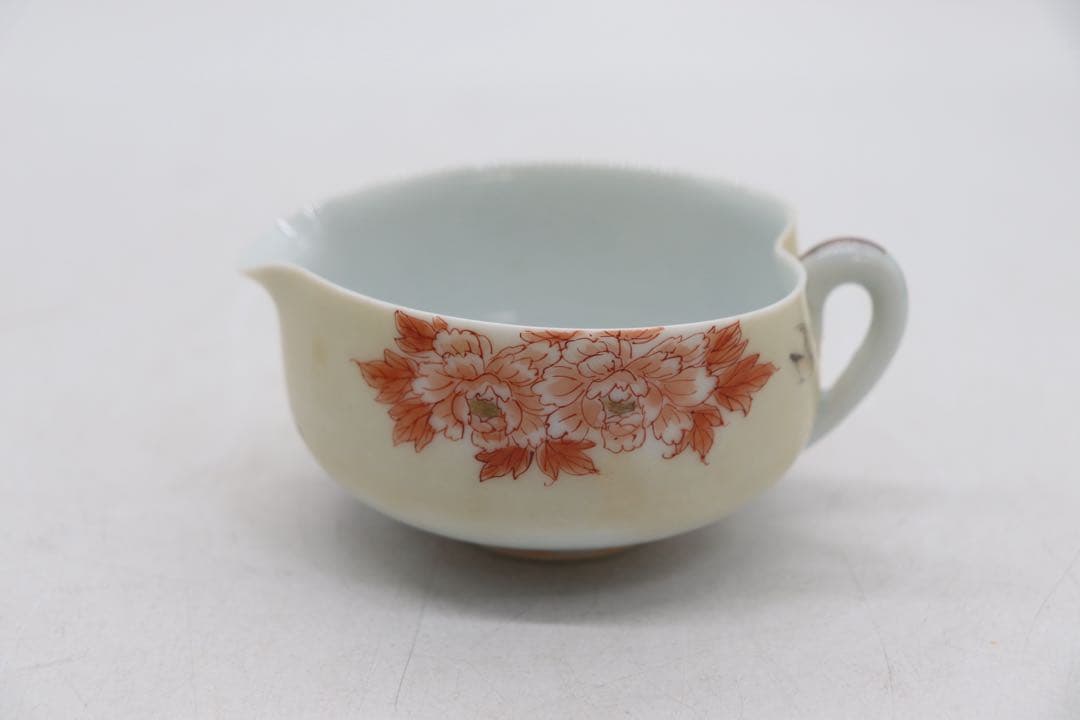 時代　九谷長寿　煎茶器　菊紋　共箱　送料込み251130