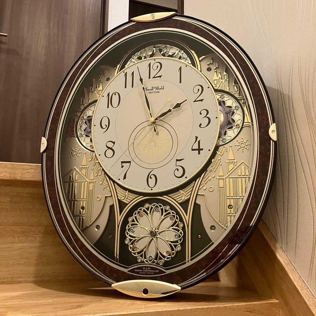 リズム時計 スモールワールド からくり時計 メロディ