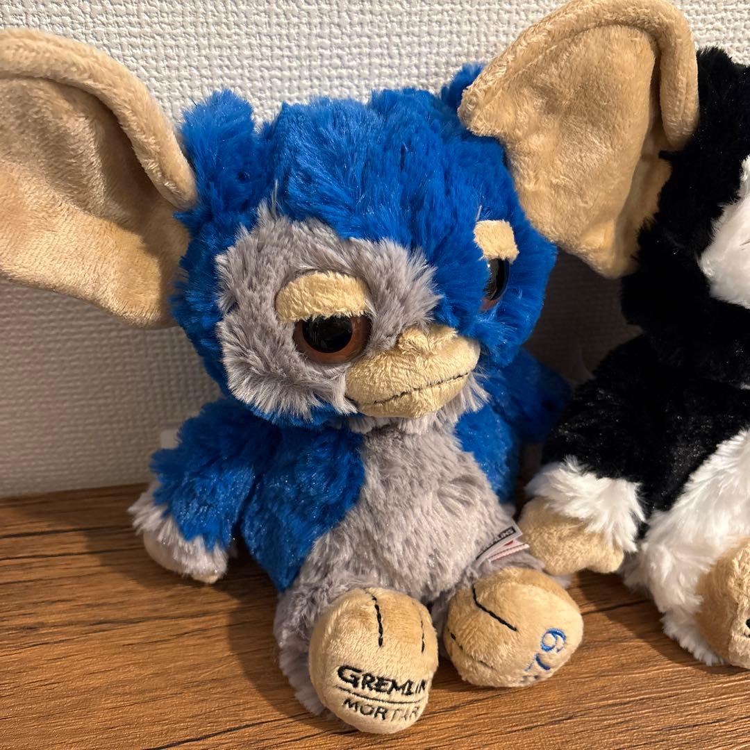 モータル グレムリン ギズモ ぬいぐるみ ブルー グレー シリアルナンバー入り