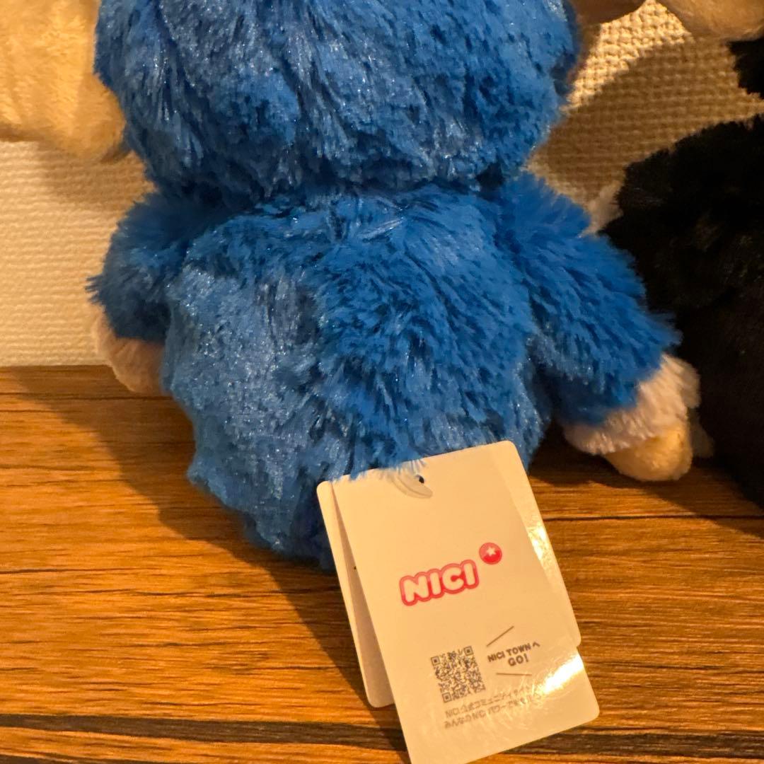 モータル グレムリン ギズモ ぬいぐるみ ブルー グレー シリアルナンバー入り