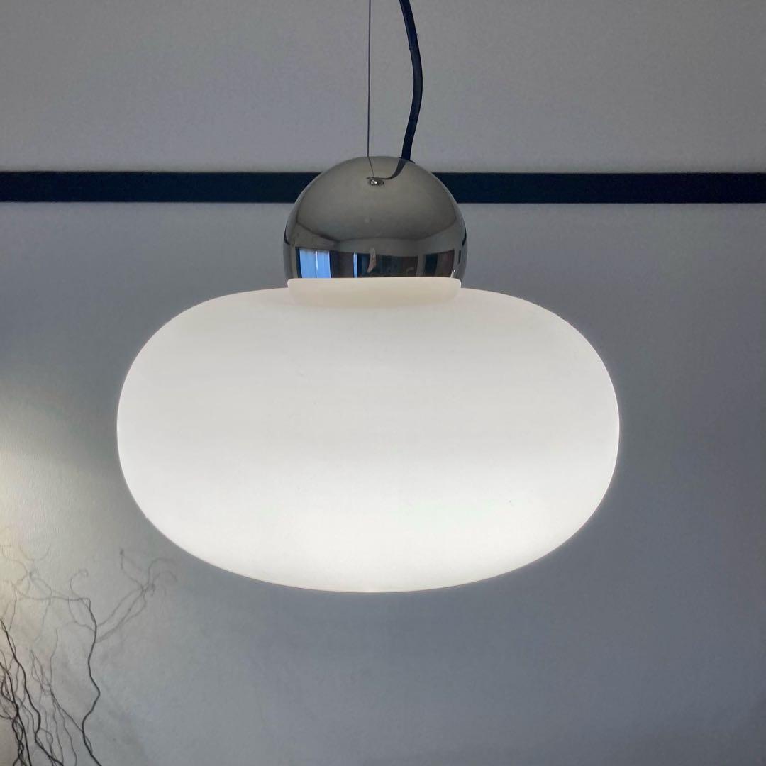 廃盤品 IKEA デイサ ペンダントライト ホワイトシェード ミッドセンチュリー