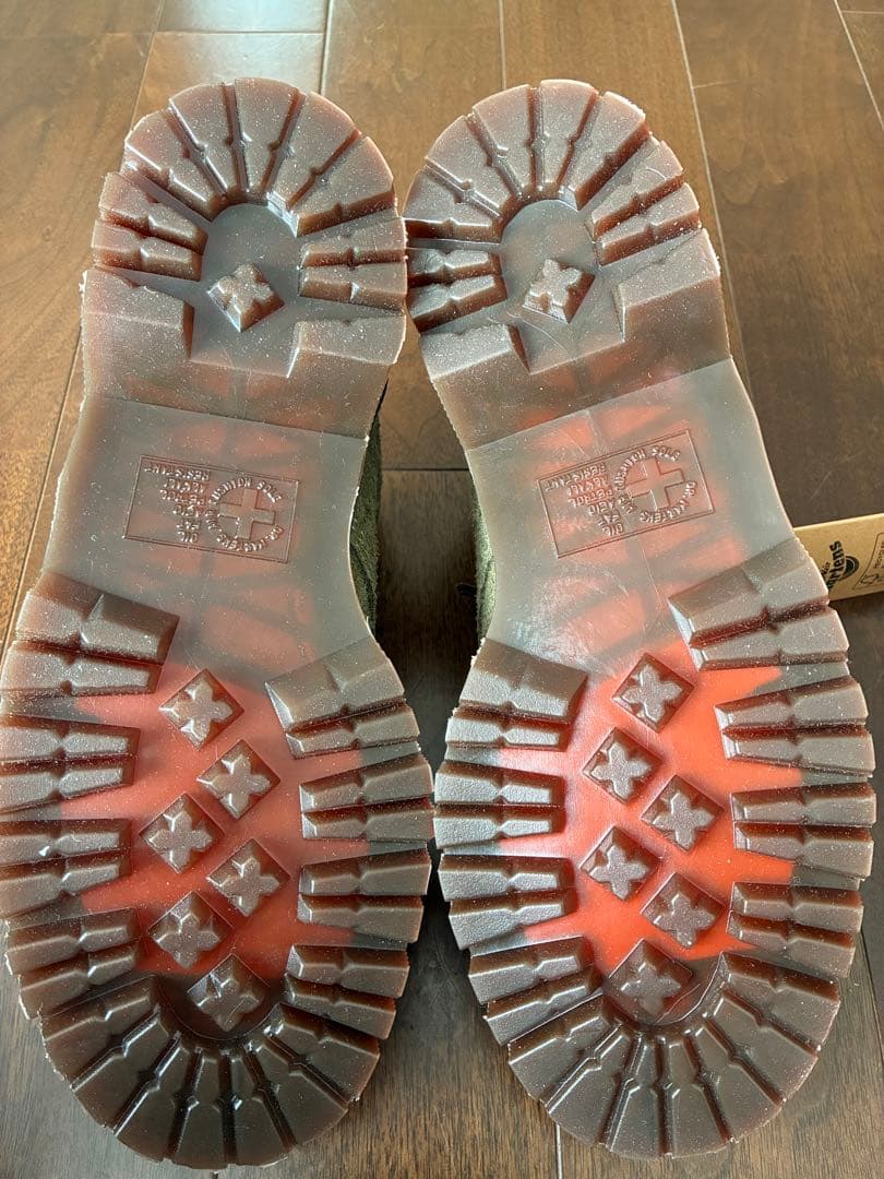 靴 Dr.Martens Lowell \"Olive/Dark Brown\"