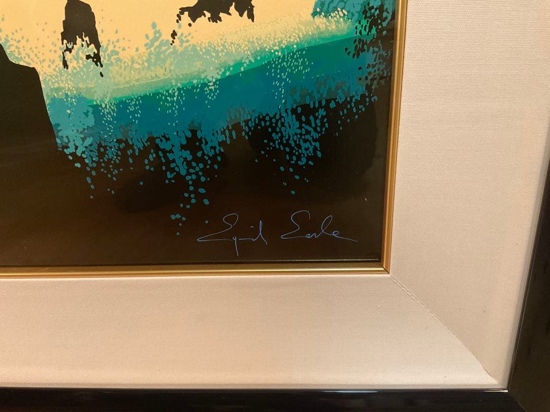 アイベンロール「オーシャンクリフⅡ」シルクスクリーン　直筆サイン・エディション有